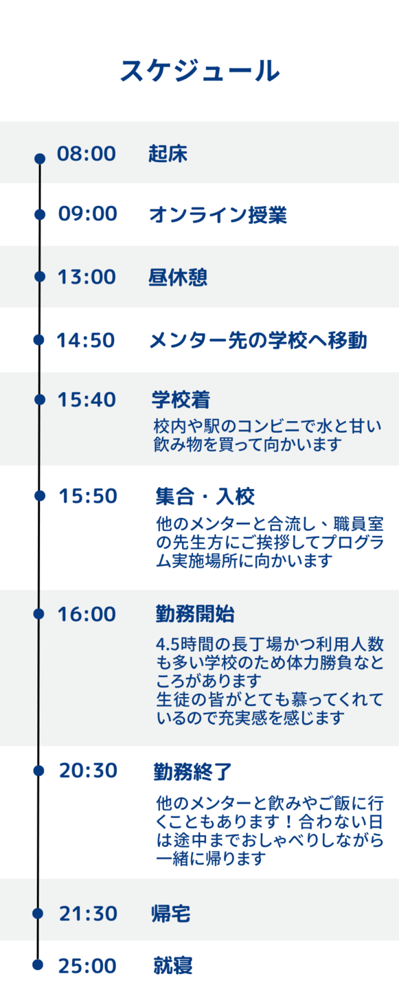 スケジュール